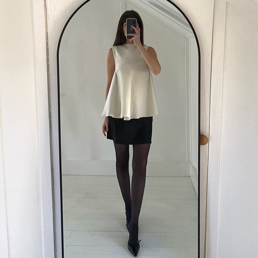 Ellery Venus Shell Peplum Top